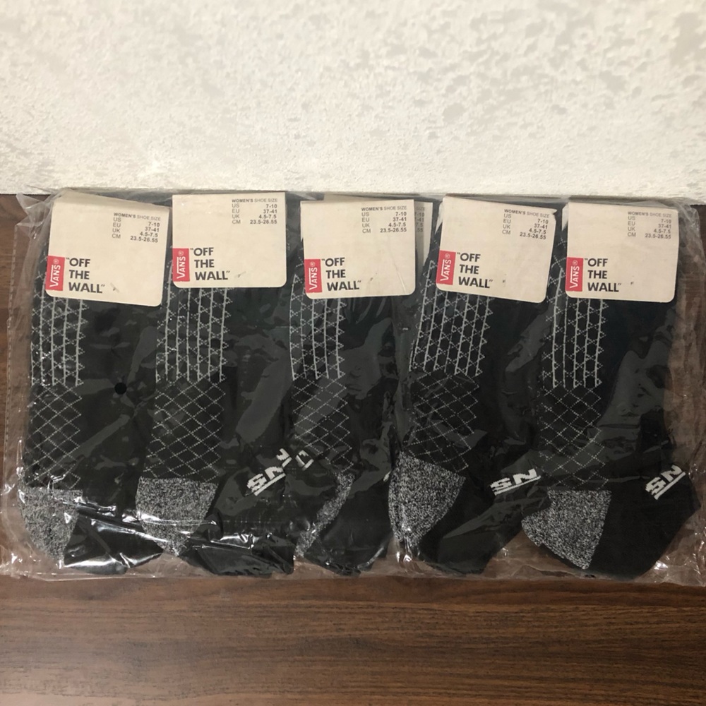 Vans Men’s Ankle Socks 10 Pack Wholesale Misprint Size 9.5-13